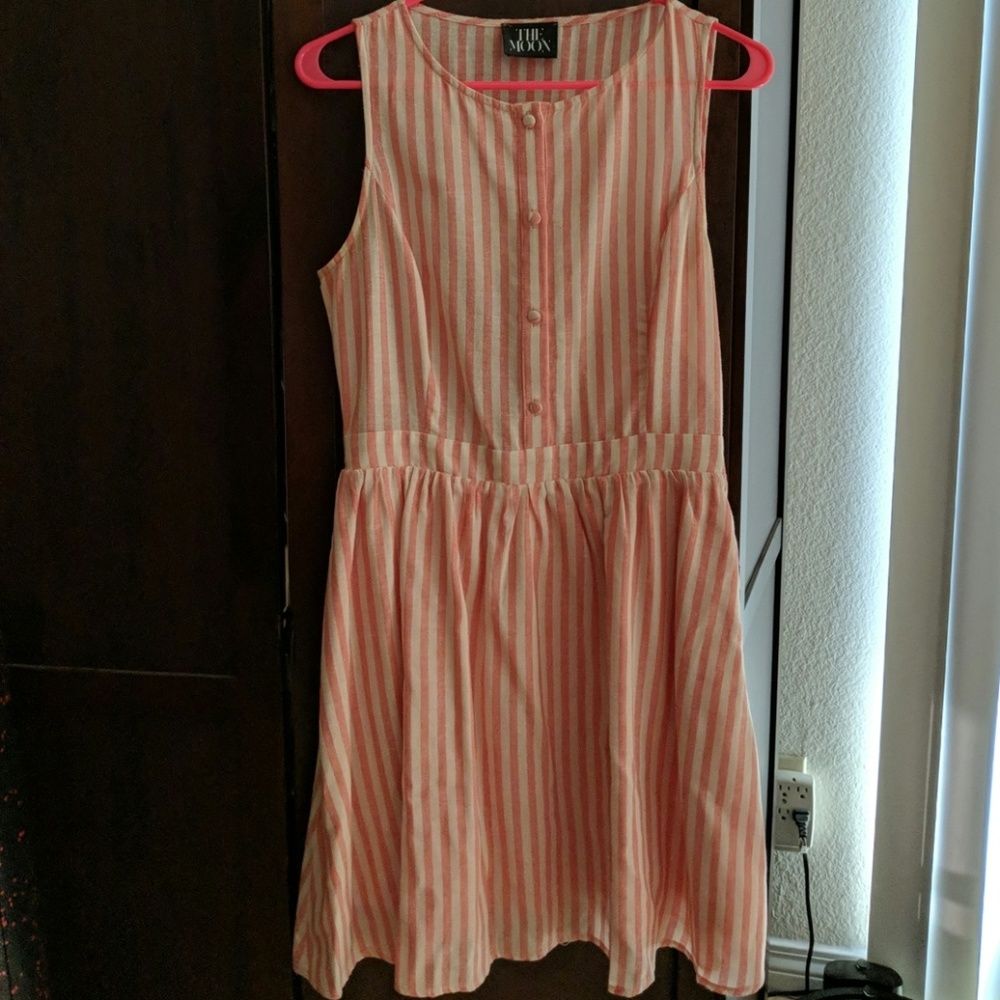 Linen a-line dress